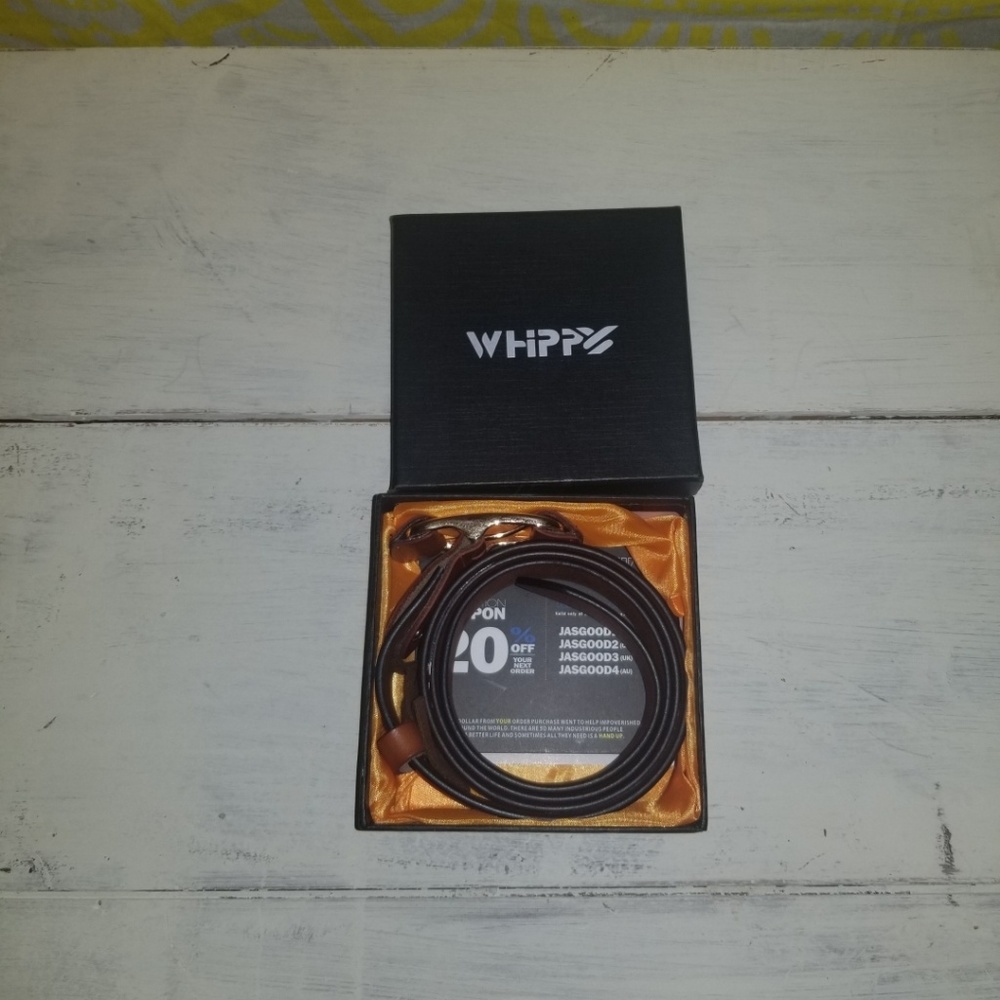 Whippy-Womens or Mens belt 44" or size 12 waist W